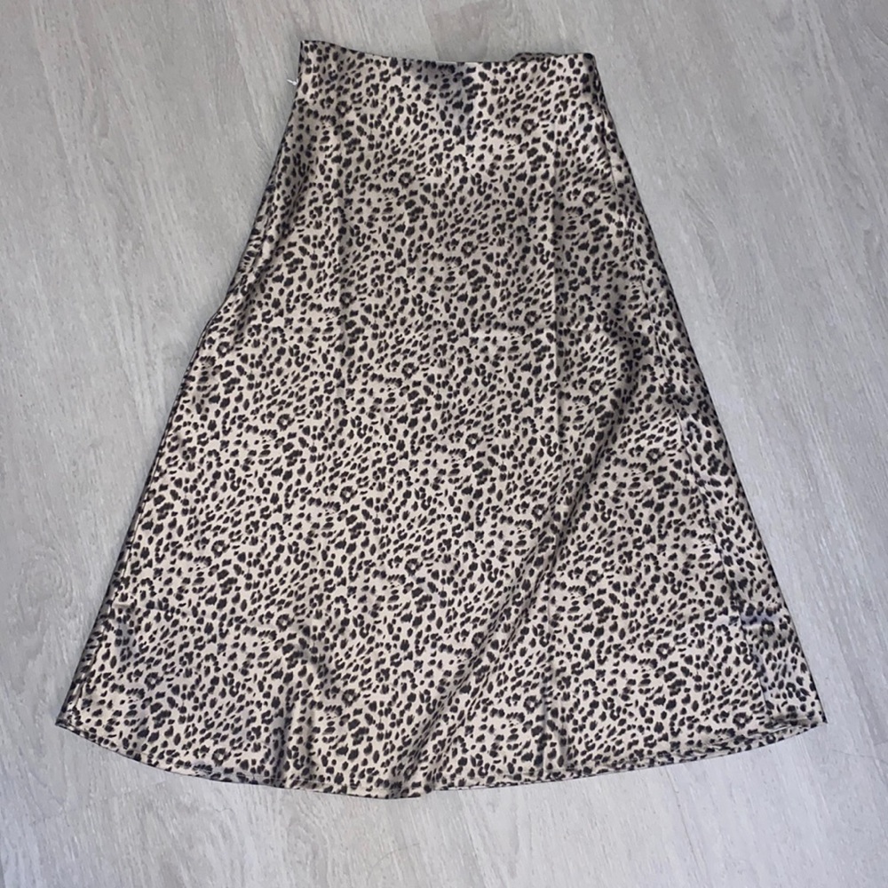 Princess Polly cheetah print midi skirt